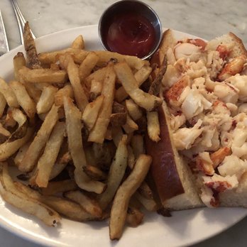 Neptune Oyster - Lobster roll with fries - Seafood Near Me - Boston, Massachusetts
