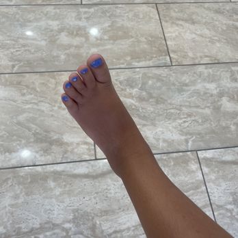 Skyy Nails & Spa - My son's beautiful toes! - Nail Salons Near Me - Glendale, Arizona