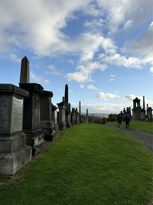 The Glasgow Necropolis by null