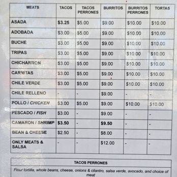 Omanas - Menu prices 2026. - Mexican Near Me - Pomona, California Omanas - Menu prices 2026. - Mexican Near Me - Pomona, California