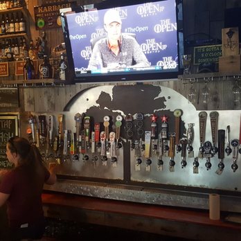 The Backyard Grill - Just one of the tap walls. - American Near Me - Houston, Texas