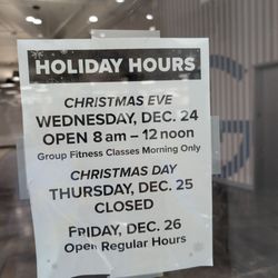 LA Fitness - Holiday hours 2025