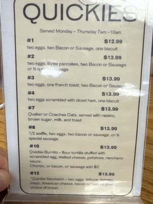 Menu photo 2 Arthur's Coffee Shop La Habra, CA
