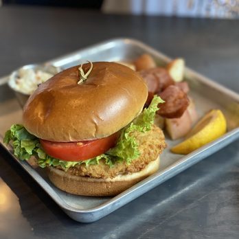 Shuckin' Shack Oyster Bar - The Swing Bridge (Shrimp burger) ugh - Seafood Near Me - Cumming, Georgia Shuckin' Shack Oyster Bar - The Swing Bridge (Shrimp burger) ugh - Seafood Near Me - Cumming, Georgia