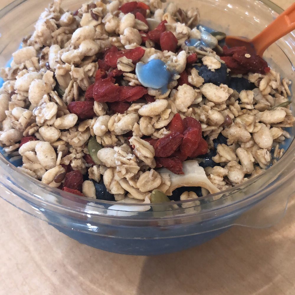 Vanilla blue sky bowl