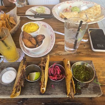Rocco's Tacos & Tequila Bar - Quesadilla and birria taco sweet plantain - Mexican Near Me - Boca Raton, Florida