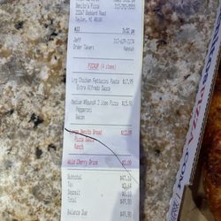 Benitos Pizza - Not worth 50 bucks and will never try this again.
