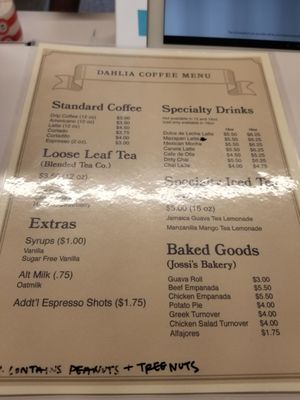 Menu photo 7 Dahlia Coffee Cleveland, OH