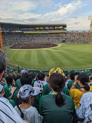 Hanshin Koshien Stadium by null