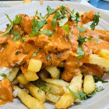 Kabob and Curry - CHICKEN TIKKA MASALA poutine - Indian Near Me - Providence, Rhode Island