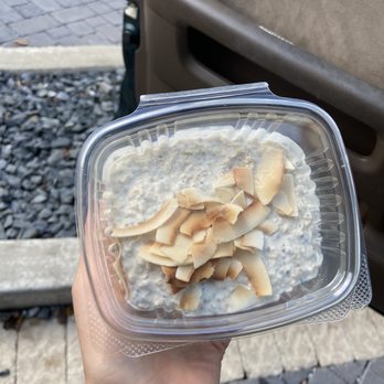 Sunflower Bakehouse - Overnight coconut oats - Vegan Near Me - Nashville, Tennessee Sunflower Bakehouse - Overnight coconut oats - Vegan Near Me - Nashville, Tennessee