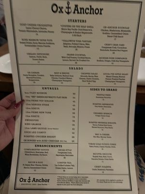 Menu photo 1 Ox+Anchor San Luis Obispo, CA Menu photo 1 Ox+Anchor San Luis Obispo, CA