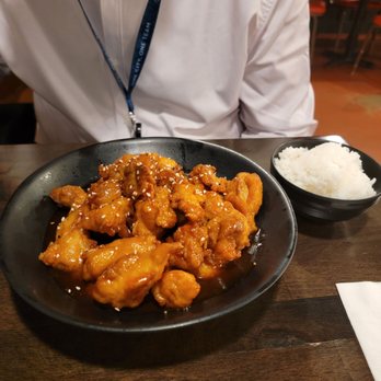 Ramen House - Orange chicken with steamed rice - Ramen Near Me - Meridian, Idaho Ramen House - Orange chicken with steamed rice - Ramen Near Me - Meridian, Idaho