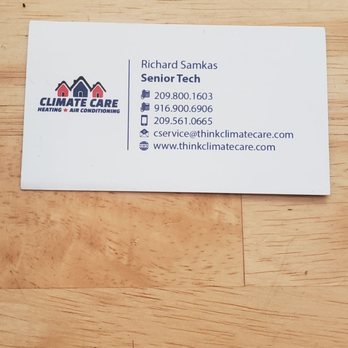 Climate Care Heating & Air Conditioning - Call and ask for Senior tech Richard today! - Heating & Air Conditioning/HVAC Near Me - Manteca, California Climate Care Heating & Air Conditioning - Call and ask for Senior tech Richard today! - Heating & Air Conditioning/HVAC Near Me - Manteca, California