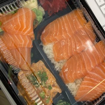 Donburi House - Salmon Lover Bento - Korean Near Me - Seattle, Washington Donburi House - Salmon Lover Bento - Korean Near Me - Seattle, Washington