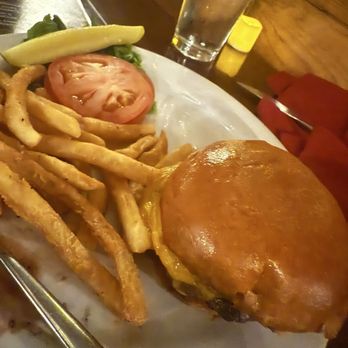 Hunters Chophouse - Idaho Baked Potato (Butter & Sour Cream) - Steakhouses Near Me - Estes Park, Colorado