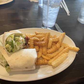 Landmark Grill & Grind - BLT wrap with fries - Diners Near Me - Williamsburg, Iowa Landmark Grill & Grind - BLT wrap with fries - Diners Near Me - Williamsburg, Iowa