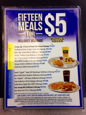 Menu photo 4 Waffle House Selma, NC