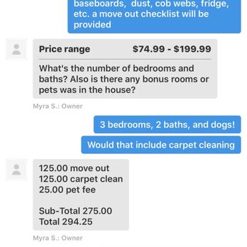 Simple 2 Xtreme Services - Initial quote and conversation. Note lack of questions. - Office Cleaning Near Me Simple 2 Xtreme Services - Initial quote and conversation. Note lack of questions. - Office Cleaning Near Me