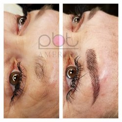 PBT Brows - Using microblading to cover the bald spot of eyebrow