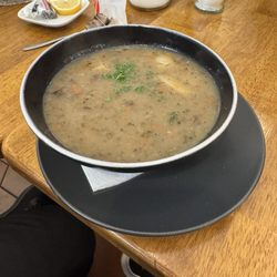 Restaurant café Harmonia u sv. Jakuba - Denni Polevka (daily soup) Kulajda