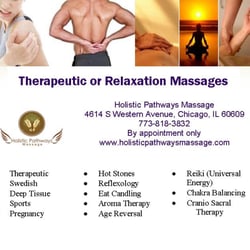 Holistic Pathways Massage - First Time Clients Special $60 for a full hour massage.