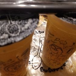 Boba Ave Express - Peach & Passion Fruit Green tea