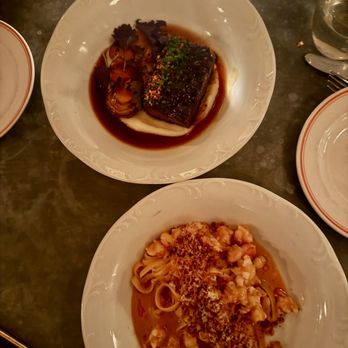 Maison Premiere - Shrimp pasta and short rib - Seafood Near Me - Brooklyn, New York
