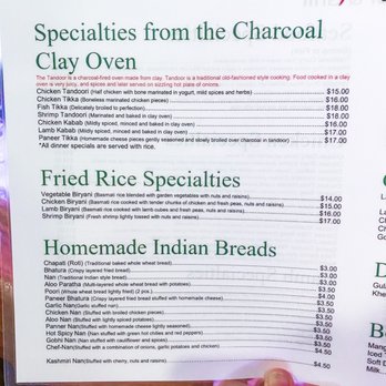Taj Mahal Bar & Grill - Menu - Indian Near Me - Covington, Kentucky