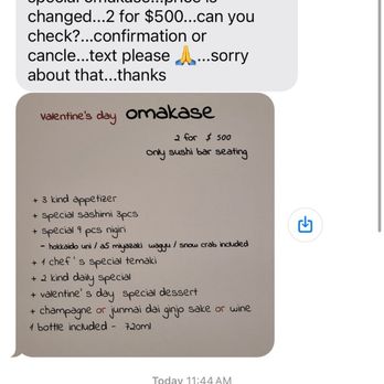 Doma - Bait and switch... how is this a mom and pop shop do this - Japanese Near Me - San Francisco, California
