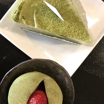 Katsute 100 - Matcha crepe cake and ichigo daifuku. - Japanese Near Me - London, XGL
