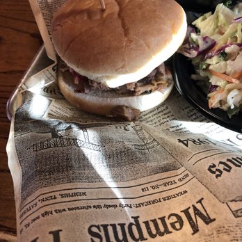 Corky's - BBQ pulled chicken sandwich (regular size) - Barbeque Near Me - Collierville, Tennessee
