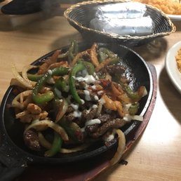 Chicken and steak Fajitas