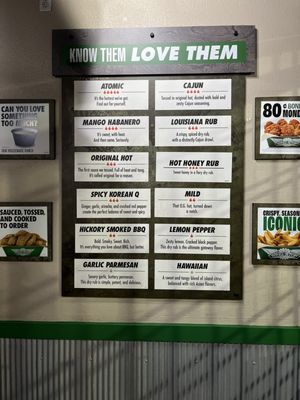 Menu photo 1 Wingstop Los Angeles, CA