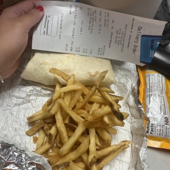 Wendy's - Tiny chicken burrito and small fries - Burgers Near Me - Kailua, Hawaii Wendy's - Tiny chicken burrito and small fries - Burgers Near Me - Kailua, Hawaii