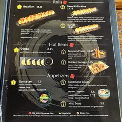 Menu (June 2025)