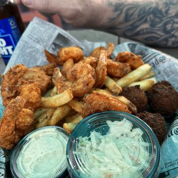Tranquil Harbour Restaurant & Bar - Fried shrimp basket - Seafood Near Me - Oak Island, North Carolina Tranquil Harbour Restaurant & Bar - Fried shrimp basket - Seafood Near Me - Oak Island, North Carolina