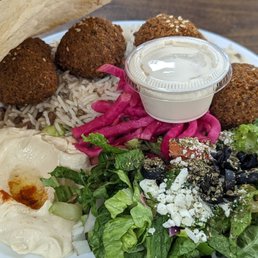 a plate of food