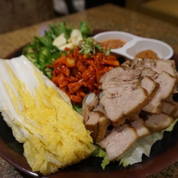 Gam Ja Chon - Bossam tray - Korean Near Me - Rowland Heights, California Gam Ja Chon - Bossam tray - Korean Near Me - Rowland Heights, California