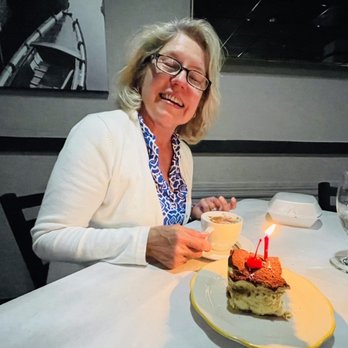 The Italian Grill - Tiramisu and it was for a special birthday celebration. - Italian Near Me - Sarasota, Florida The Italian Grill - Tiramisu and it was for a special birthday celebration. - Italian Near Me - Sarasota, Florida