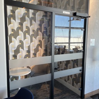 The Centurion Lounge - Private soundproofed, fully wired phone booth for that extra loud zoom meeting or voice call in private - Airport Lounges Near Me - Las Vegas, Nevada