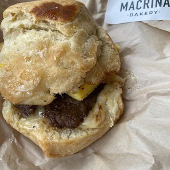 Macrina Bakery & Cafe - Sausage and egg biscuit - Cafes Near Me - Seattle, Washington