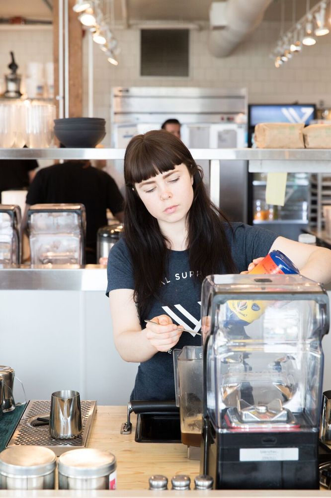Vital Cafe + Blend Bar Logo