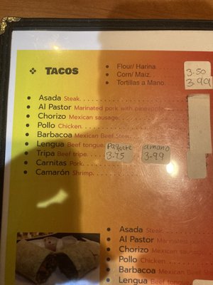 Menu photo 1 El Grillo Middletown, OH