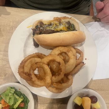 Kravings - philly w/ onion rings - Comfort Food Near Me - Tulsa, Oklahoma