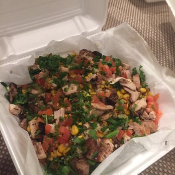 California Fish Grill - Chimichurri chicken bowl (chimichurri on the side) - Seafood Near Me - Upland, California