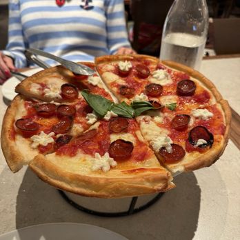 Piccolo Buco by Cooper's Hawk - Gluten free pepperoni pizza - Wine Bars Near Me - Tampa, Florida Piccolo Buco by Cooper's Hawk - Gluten free pepperoni pizza - Wine Bars Near Me - Tampa, Florida