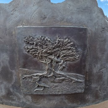 Great Basin National Park - Back of the sculpture at Mather Overlook  09-21-2025 - Parks Near Me - Baker, Nevada