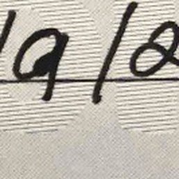 You can't tell me that this was altered. It's a 9! What other number was trying to be written!?