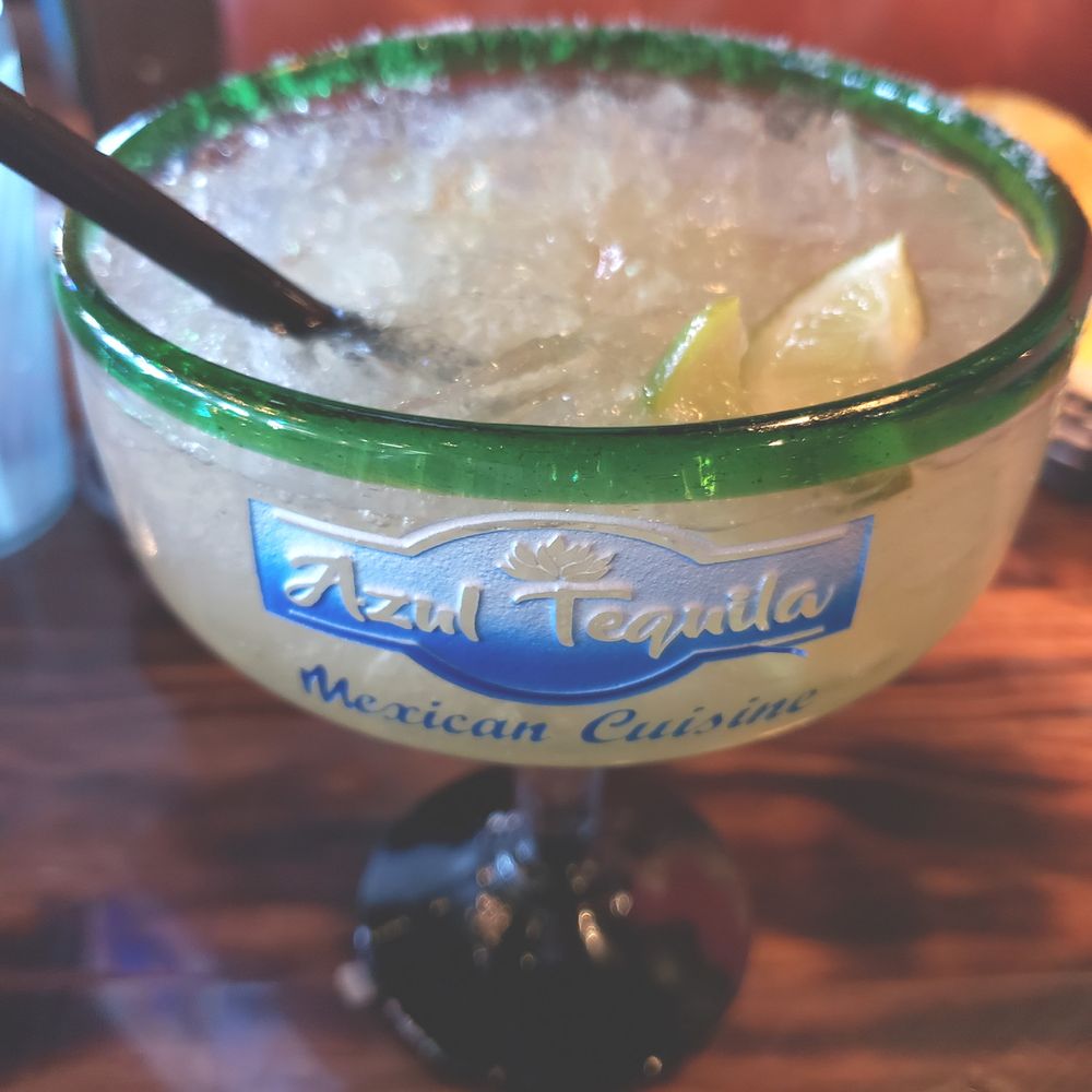 Azul Tequila - Decently potent Patron Marg but soo heavy on the ice it's overpriced @ $10! - Mexican Near Me - Sebring, Florida Azul Tequila - Decently potent Patron Marg but soo heavy on the ice it's overpriced @ $10! - Mexican Near Me - Sebring, Florida